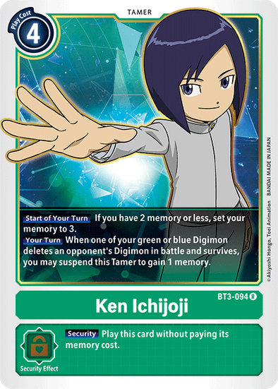 Ken Ichijoji - BT3-094 - Rare available at 401 Games Canada