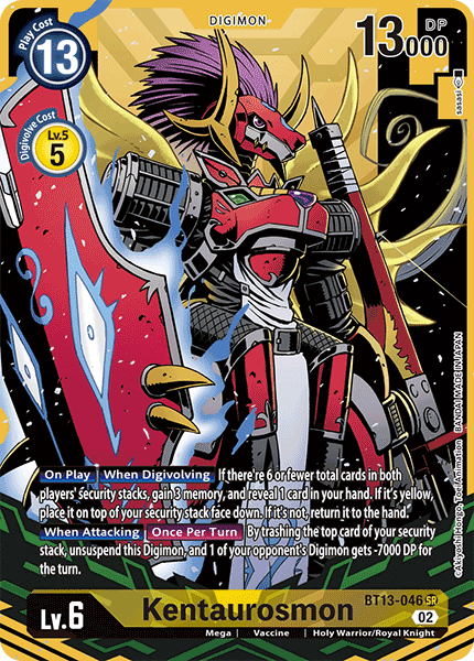 Kentaurosmon (Alternate Art) - BT13-046 - Super Rare available at 401 Games Canada