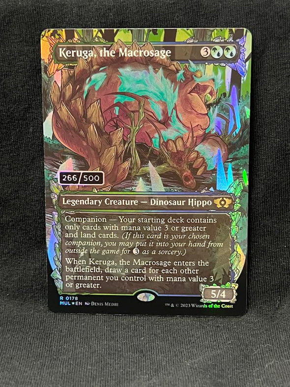 401 Games Canada - Keruga, the Macrosage - Double Rainbow Serialized Foil - Multiverse Legends 266/500 401 Games Canada - Keruga, the Macrosage - Double Rainbow Serialized Foil - Multiverse Legends 266/500