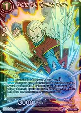 Kibito Kai, Opening Strike - BT14-124 - Uncommon (FOIL) available at 401 Games Canada