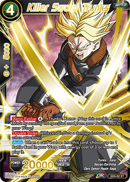 Killer Sword Trunks - SD3-02 - Starter Rare available at 401 Games Canada