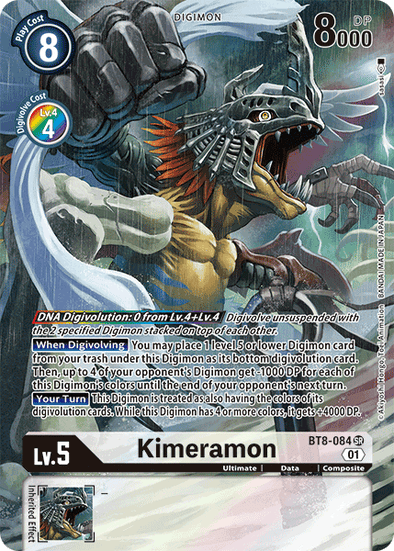 Kimeramon (Alternate Art) - BT8-084 - Super Rare available at 401 Games Canada