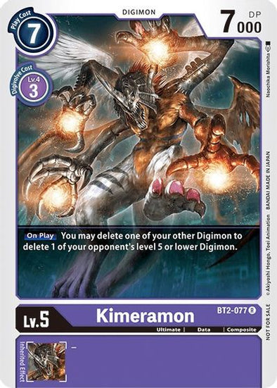 Kimeramon - BT2-077 - (Battle of Omni Pre-Release Promo Alternate Art) available at 401 Games Canada