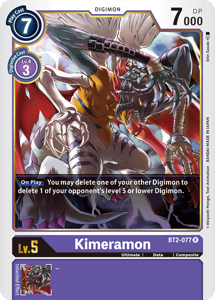 Kimeramon - BT2-077 - Rare available at 401 Games Canada