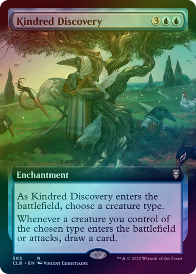 401 Games Canada - Kindred Discovery - Extended Art (Foil) (CLB) 401 Games Canada - Kindred Discovery - Extended Art (Foil) (CLB)