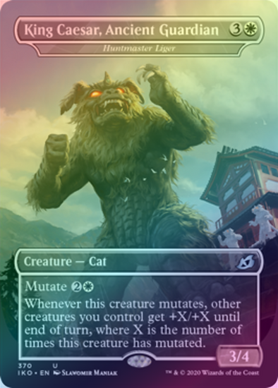 401 Games Canada - King Caesar, Ancient Guardian - Huntmaster Liger (Godzilla Series) (Foil) (IKO) 401 Games Canada - King Caesar, Ancient Guardian - Huntmaster Liger (Godzilla Series) (Foil) (IKO)