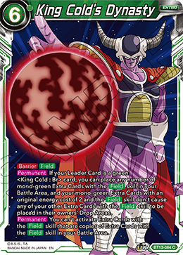 King Cold's Dynasty - BT13-084 - Common (FOIL) available at 401 Games Canada