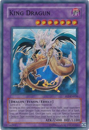 King Dragun - FET-EN036 - Super Rare - Unlimited available at 401 Games Canada