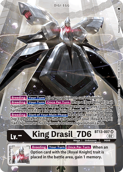 King Drasil_7D6 (Alternate Art) - BT13-007 - Super Rare available at 401 Games Canada