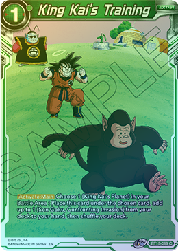 King Kai's Training - BT15-089 - Common (FOIL) available at 401 Games Canada