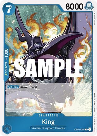 King - OP04-045 - Rare available at 401 Games Canada