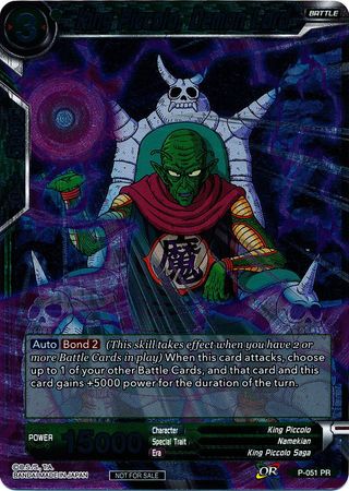 King Piccolo, Demon Lord - P-051 - Promo (Foil) available at 401 Games Canada