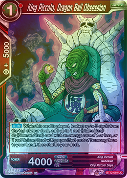 King Piccolo, Dragon Ball Obsession - BT12-019 - Uncommon (FOIL) available at 401 Games Canada