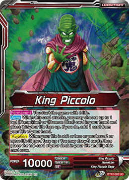 King Piccolo // King Piccolo, Demonic Rejuvenation - BT12-002 - Common available at 401 Games Canada