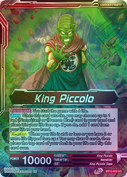 King Piccolo // King Piccolo, Demonic Rejuvination - BT12-002 - Common (FOIL) available at 401 Games Canada