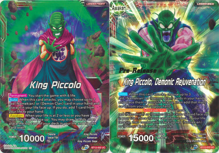 King Piccolo // King Piccolo, Demonic Rejuvination - BT12-002 - Promo (Series 12 Pre-Release) (Foil) available at 401 Games Canada