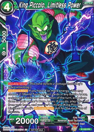 King Piccolo, Limitless Power - P-153 - Promo (Foil) available at 401 Games Canada