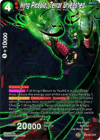 King Piccolo, Terror Unleashed - BT5-022 - Special Rare (SPR) available at 401 Games Canada