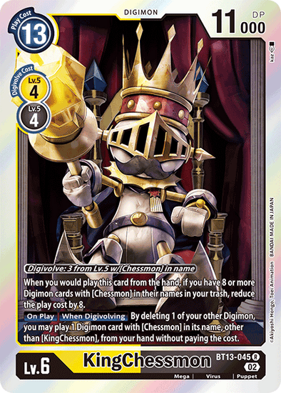 KingChessmon - BT13-045 - Rare available at 401 Games Canada