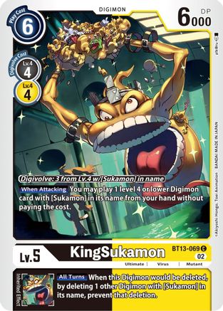 KingSukamon - BT13-069 - Common available at 401 Games Canada