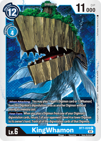 KingWhamon - BT7-028 - Common available at 401 Games Canada