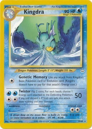 Kingdra - 19/64 - Rare - Unlimited available at 401 Games Canada