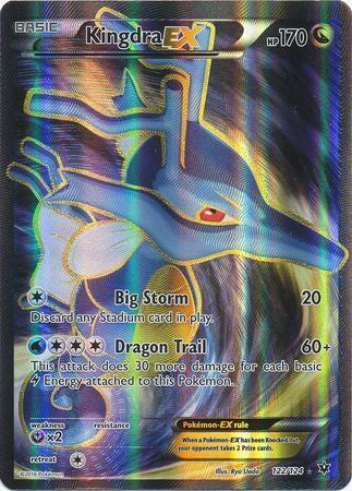 Kingdra EX - 122/124 - Full Art Ultra Rare available at 401 Games Canada