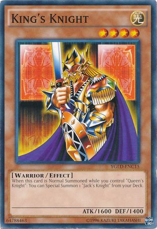 King's Knight (C) - YGLD-ENC15 - Common - Unlimited available at 401 Games Canada