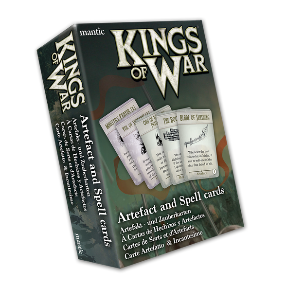 Kings of War - Artefact and Spell Cards (2022) available at 401 Games Canada