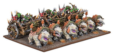 Kings of War - Goblin - Chariots / Mincer Mob available at 401 Games Canada