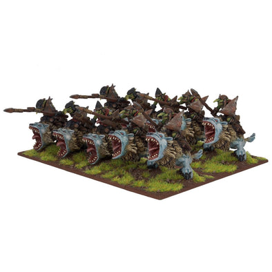 Kings of War - Goblin - Fleabag Riders Regiment available at 401 Games Canada