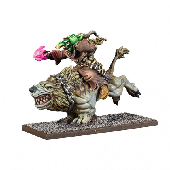 Kings of War - Goblin - Wiz on Mawbeast available at 401 Games Canada