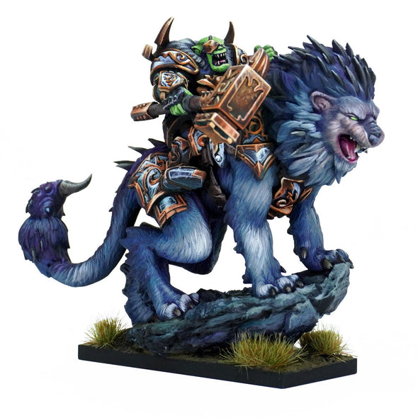 Kings of War - Riftforged Orcs - Stormbringer on Manticore available at 401 Games Canada