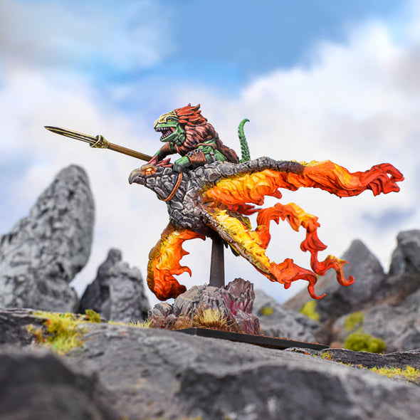 Kings of War - Salamander - Ghekkotah Skylord available at 401 Games Canada