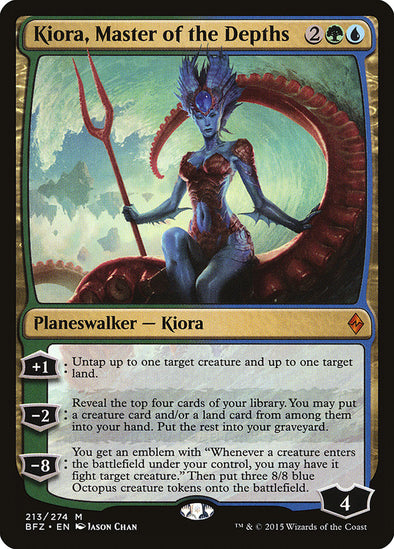 Kiora, Master of the Depths (BFZ) available at 401 Games Canada