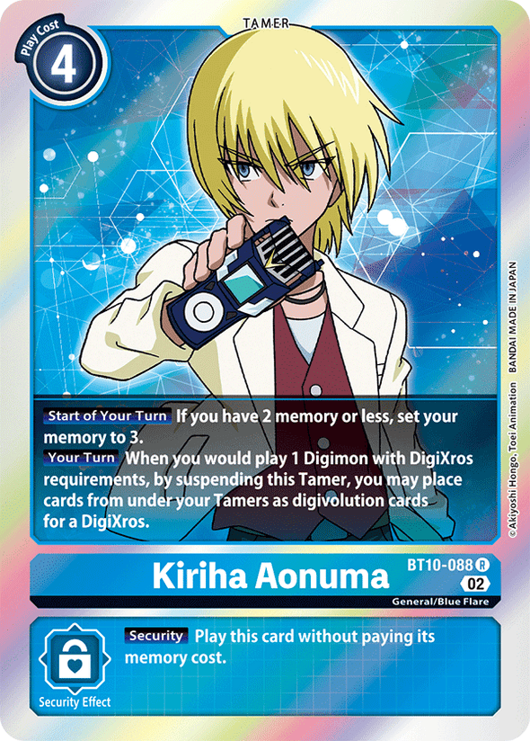 Kiriha Aonuma - BT10-088 - Rare available at 401 Games Canada