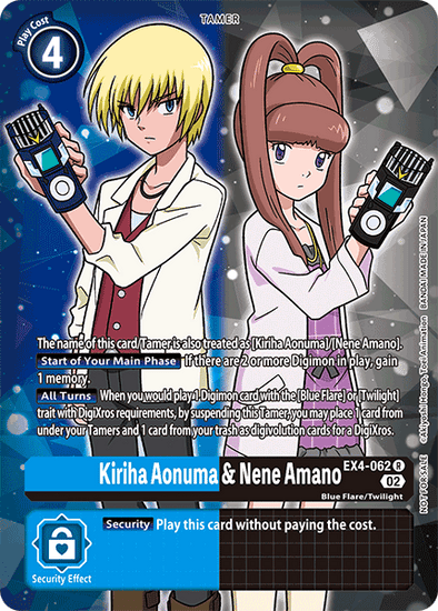 Kiriha Aonuma & Nene Amano (Alternate Art) - EX4-062 - Rare available at 401 Games Canada