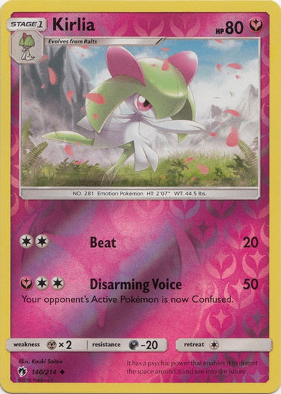 Kirlia - 140/214 - Reverse Foil available at 401 Games Canada