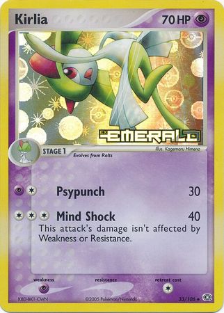 Kirlia - 33/106 - Uncommon - Reverse Holo available at 401 Games Canada