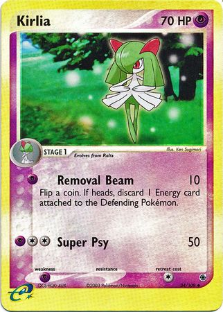 Kirlia - 34/109 - Uncommon - Reverse Holo available at 401 Games Canada