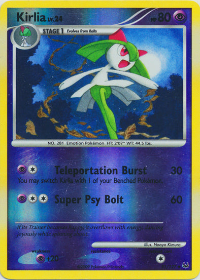 Kirlia - 51/127 - Uncommon - Reverse Holo available at 401 Games Canada