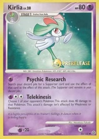 Kirlia - 53/132 - Pre-Release Promo available at 401 Games Canada