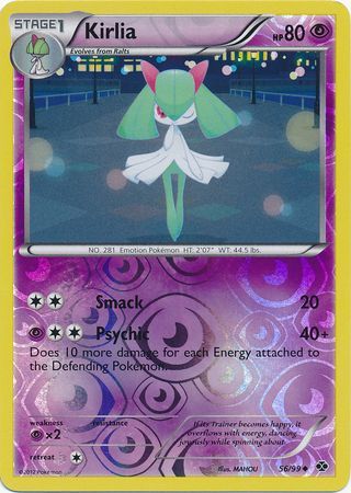 Kirlia - 56/99 - Uncommon - Reverse Holo available at 401 Games Canada