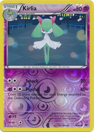 Kirlia - 56/99 - Uncommon - Reverse Holo available at 401 Games Canada