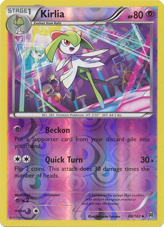 Kirlia - 69/162 - Uncommon - Reverse Holo available at 401 Games Canada