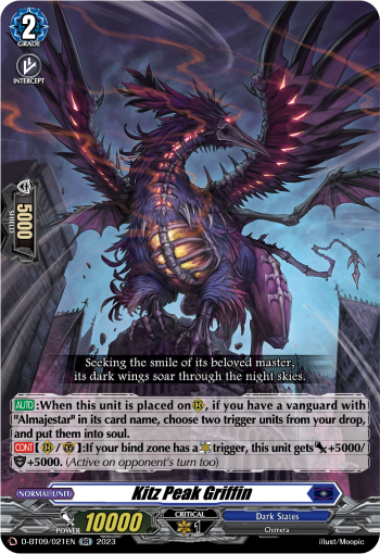 Kitz Peak Griffin - D-BT09/021 - Double Rare available at 401 Games Canada