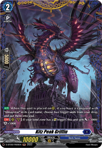 Kitz Peak Griffin - D-BT09/FR09 - Frame Rare available at 401 Games Canada