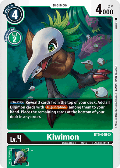 Kiwimon - BT5-049 - Uncommon available at 401 Games Canada