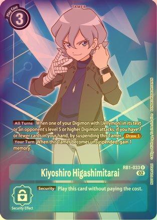 Kiyoshiro Higashimitarai (Box Topper) - RB1-033 - Rare (Foil) available at 401 Games Canada