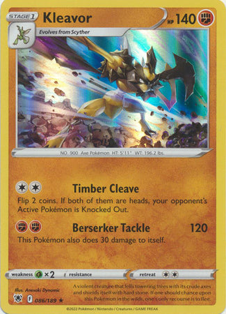 Kleavor - 086/189 - Holo Rare available at 401 Games Canada